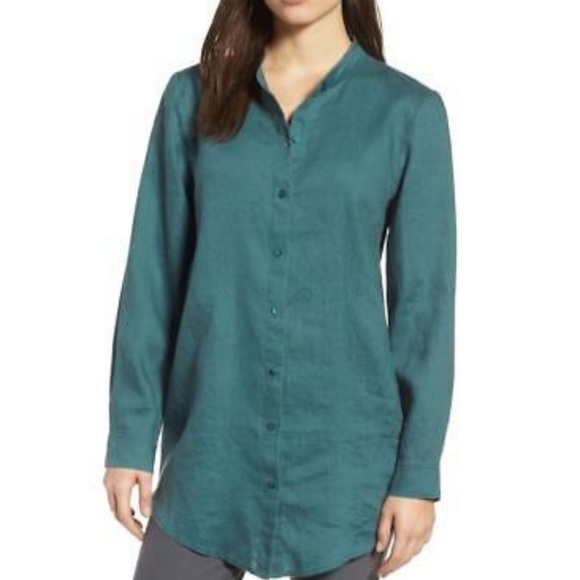 Eileen Fisher Linen Top - Picture 4 of 4